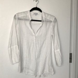 James Perse Linen and Slub Shirt - Size 2
